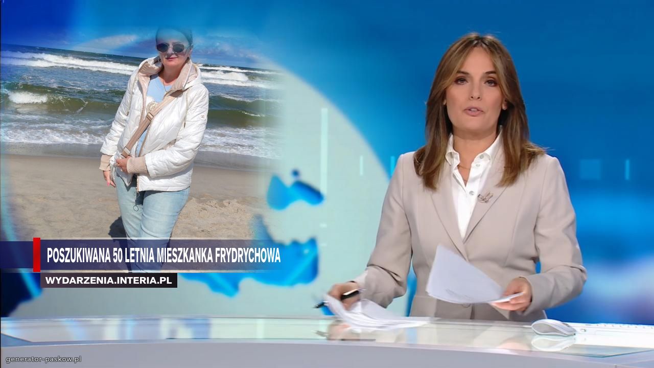 Poszukiwana 50 letnia mieszkanka Frydrychowa