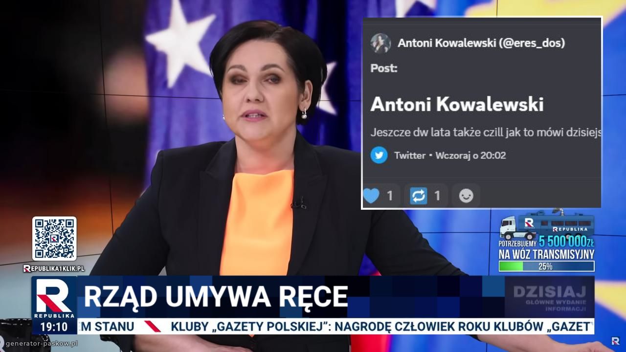 rząd umywa ręce