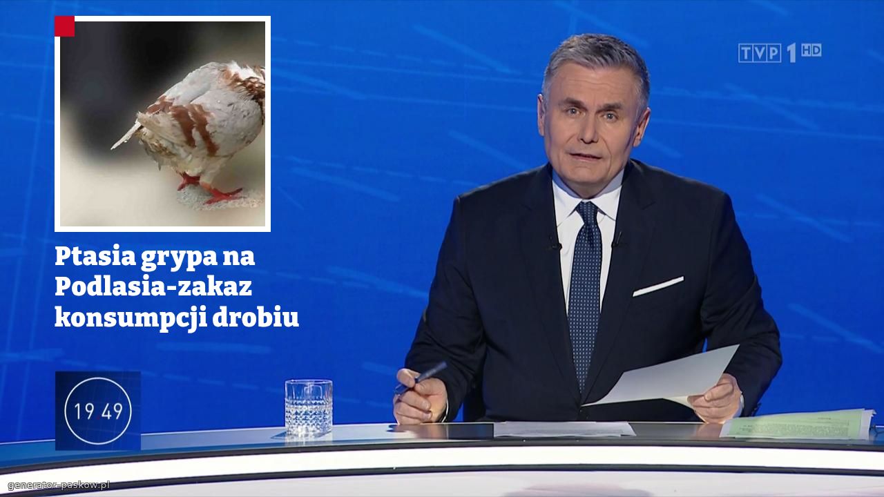 Ptasia grypa na Podlasia-zakaz konsumpcji drobiu