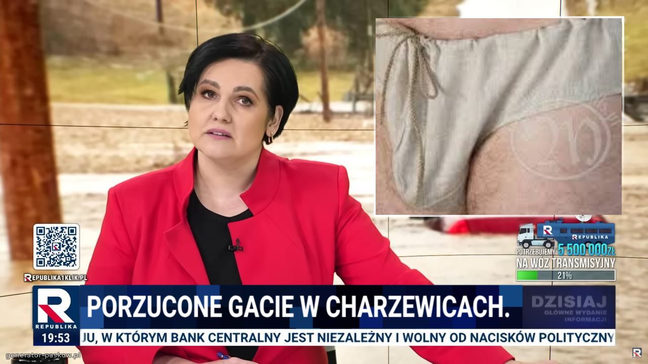 Porzucone gacie w charzewicach. 