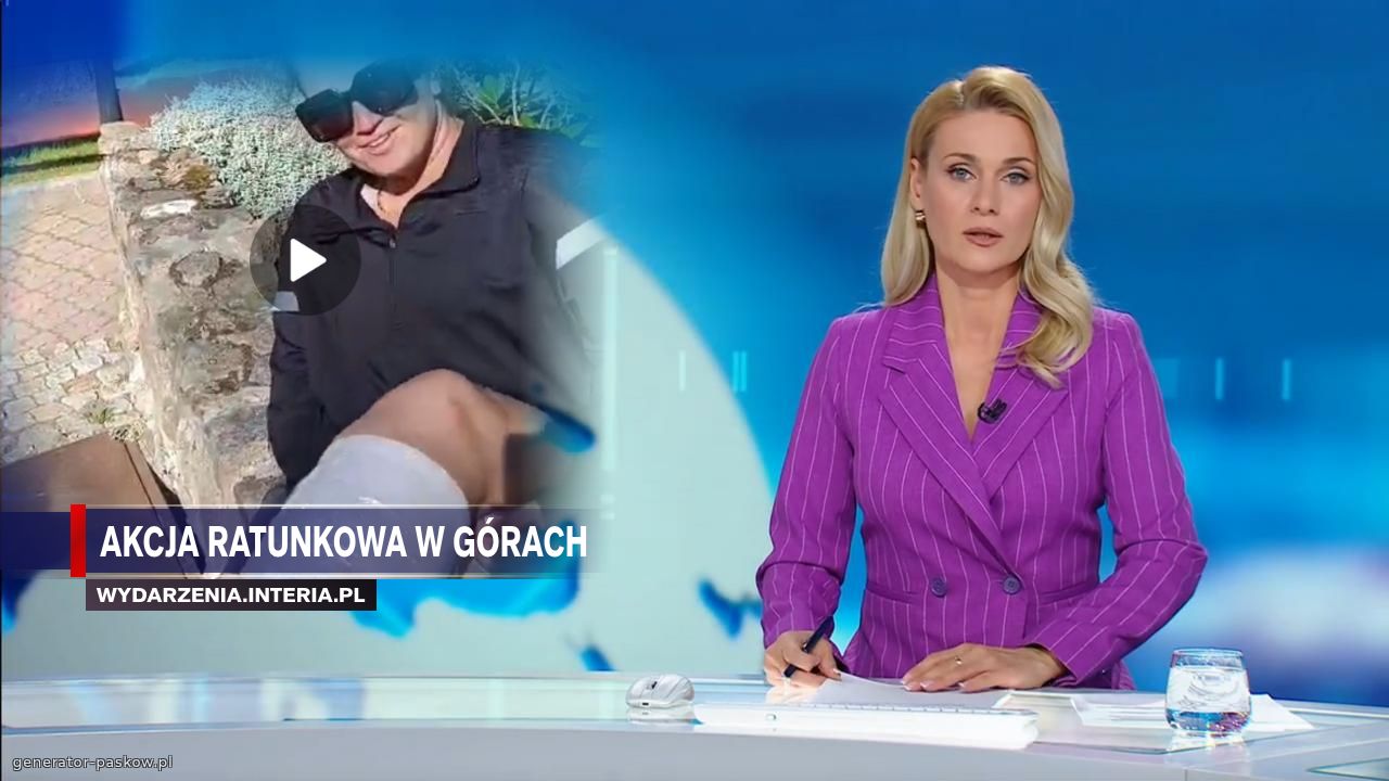 Akcja ratunkowa w górach 
