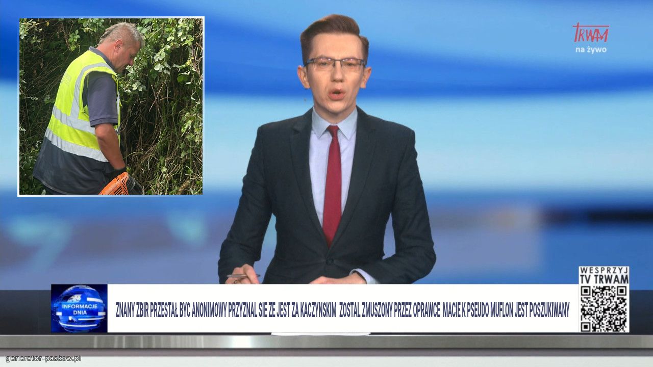 Znany zbir przestał byc anonimowy przyznal sie ze jest za Kaczynskim  zostal zmuszony przez oprawce  Macie K pseudo Muflon jest poszukiwany 