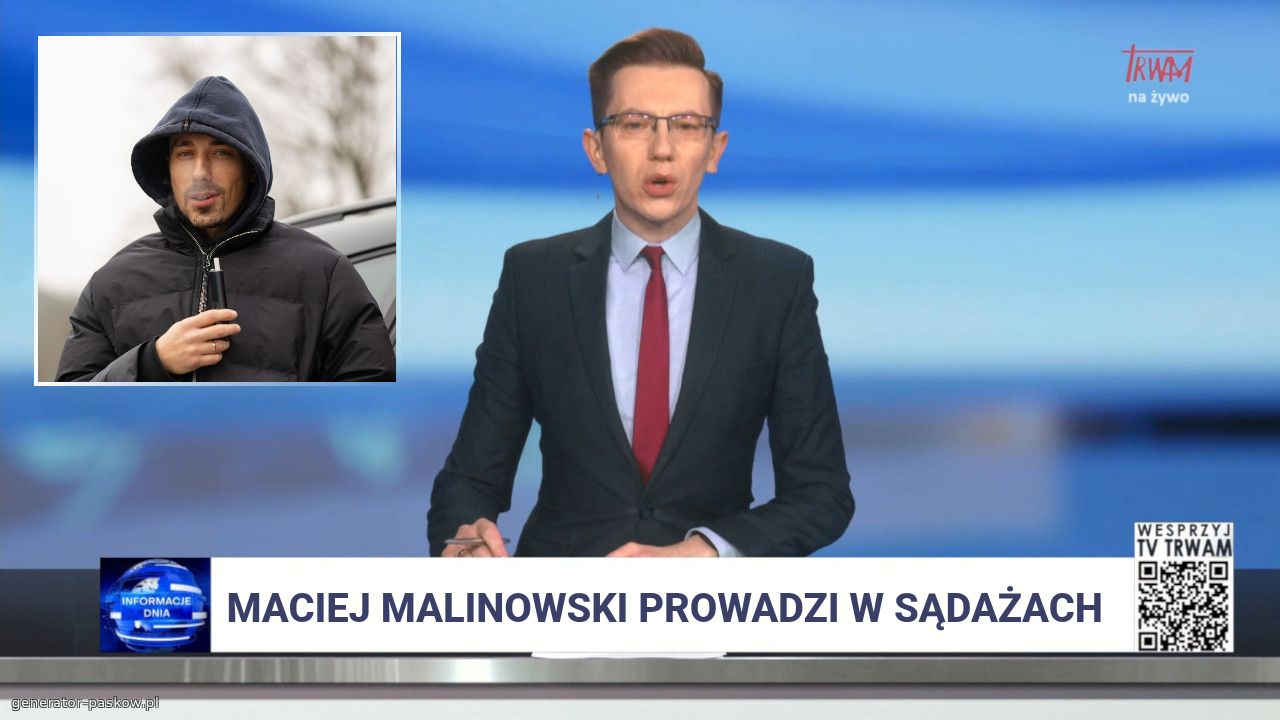 MACIEJ MALINOWSKI prowadzi w sądażach