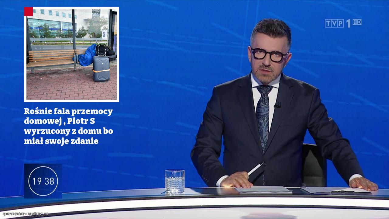 Rośnie fala przemocy domowej , Piotr S wyrzucony z domu bo miał swoje zdanie 