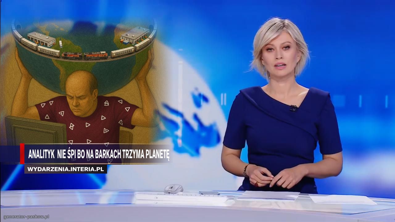 ANALITYK  NIE ŚPI BO NA BARKACH TRZYMA PLANETĘ