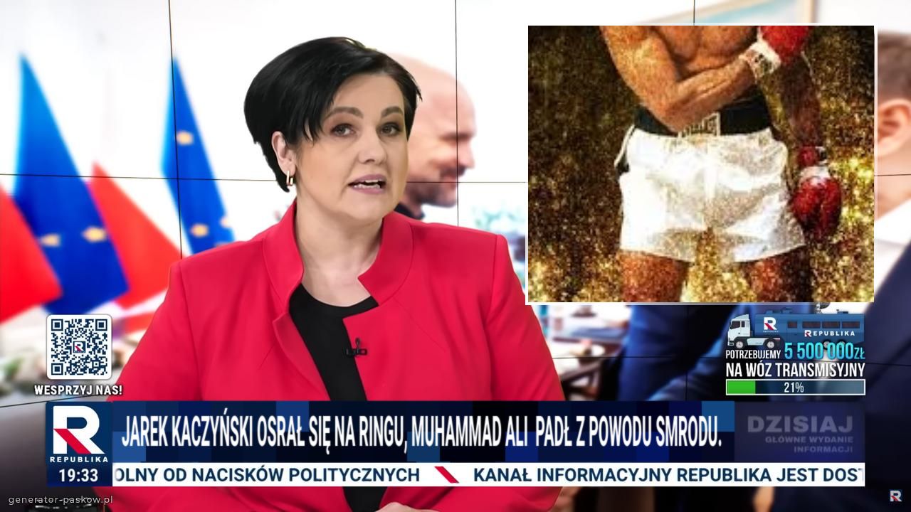 Jarek kaczyński osrał się na ringu, Muhammad Ali  padł z powodu smrodu. 