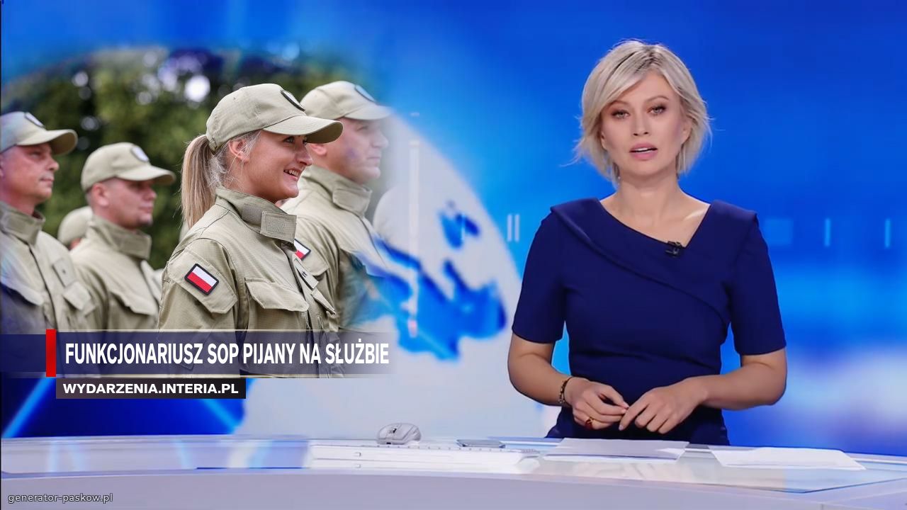 Funkcjonariusz SOP pijany na służbie
