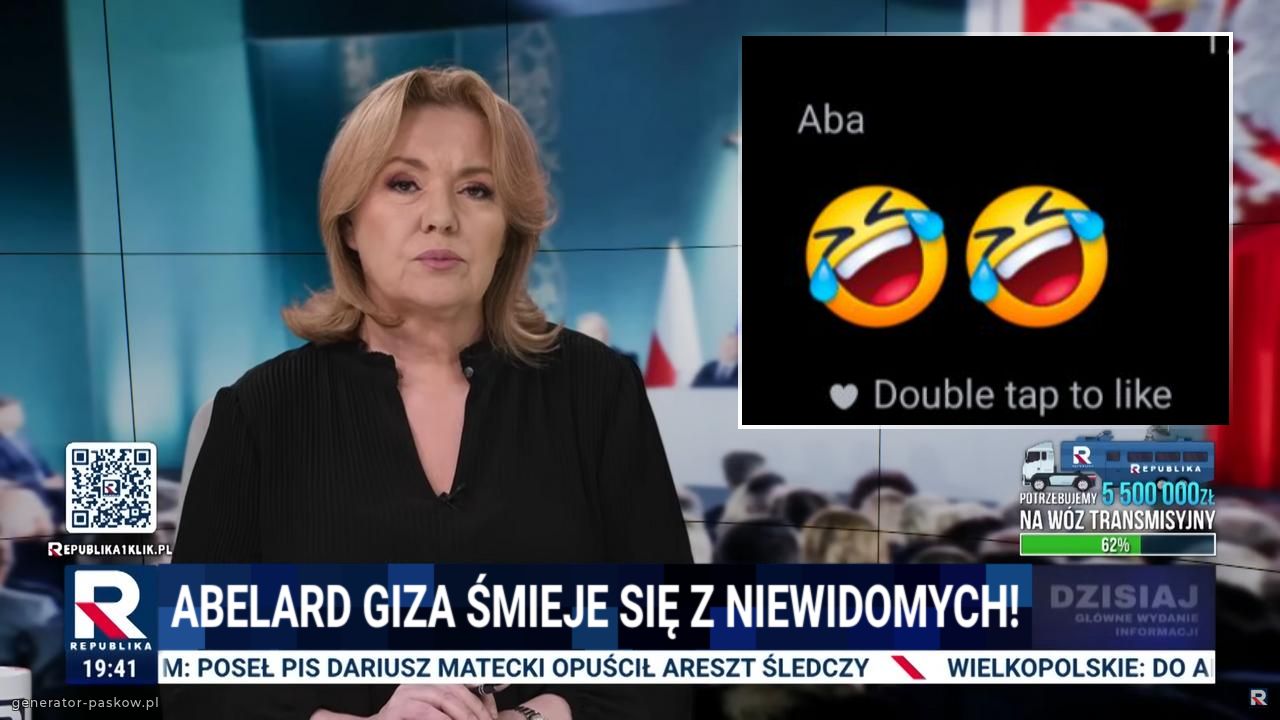 Abelard Giza śmieje się z niewidomych!