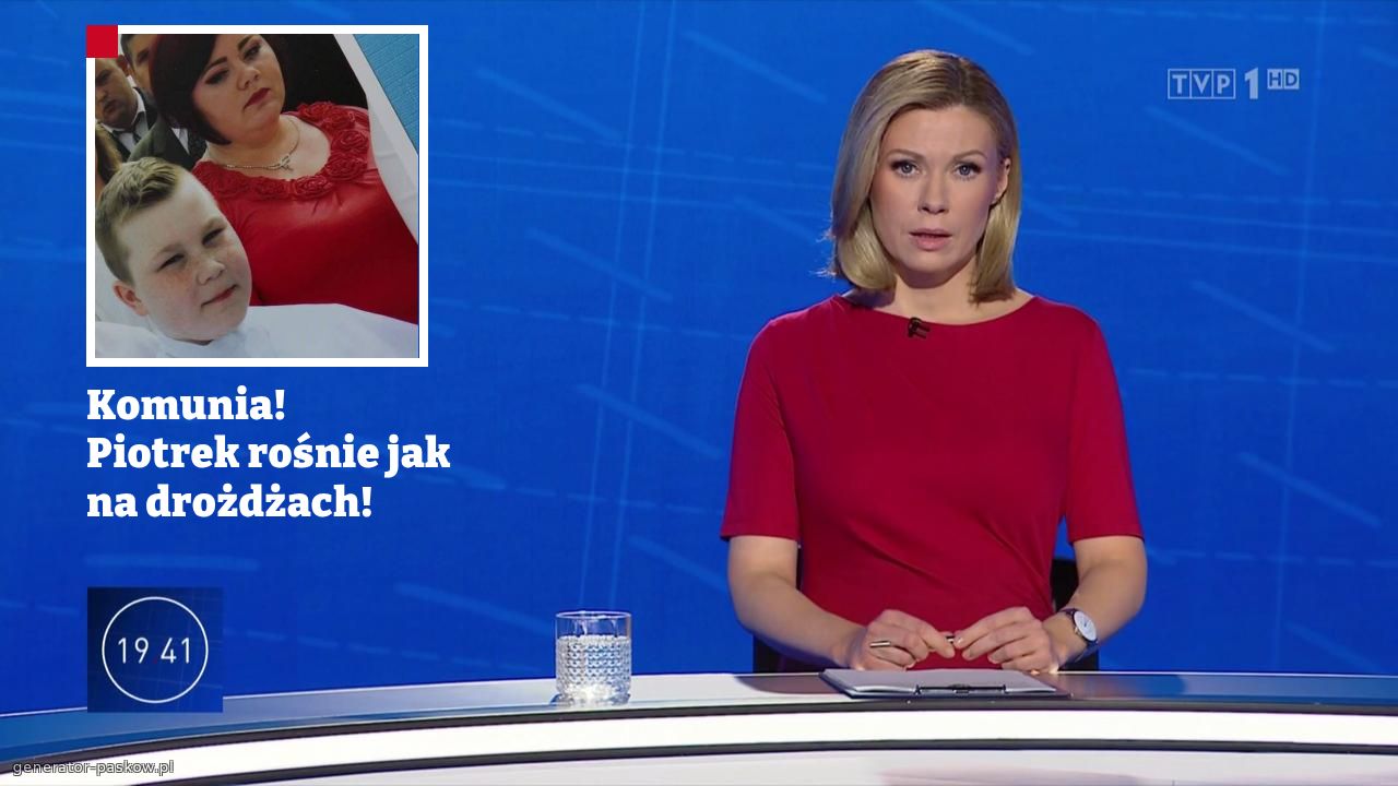 Komunia! 
Piotrek rośnie jak na drożdżach!

