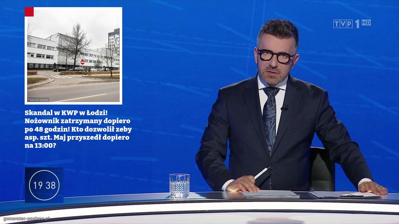 Skandal w KWP w Łodzi! Nożownik zatrzymany dopiero po 48 godzin! Kto dozwolił zeby asp. szt. Maj przyszedł dopiero na 13:00?