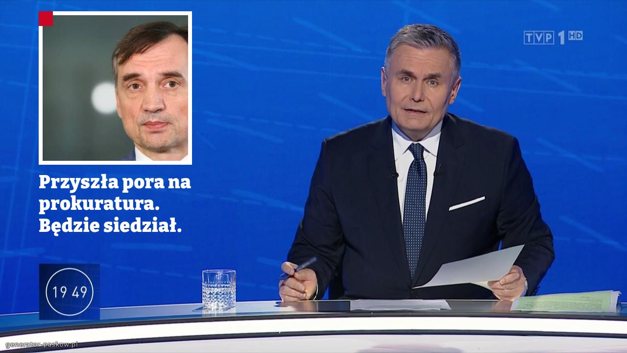 Przyszła pora na prokuratura. Będzie siedział.