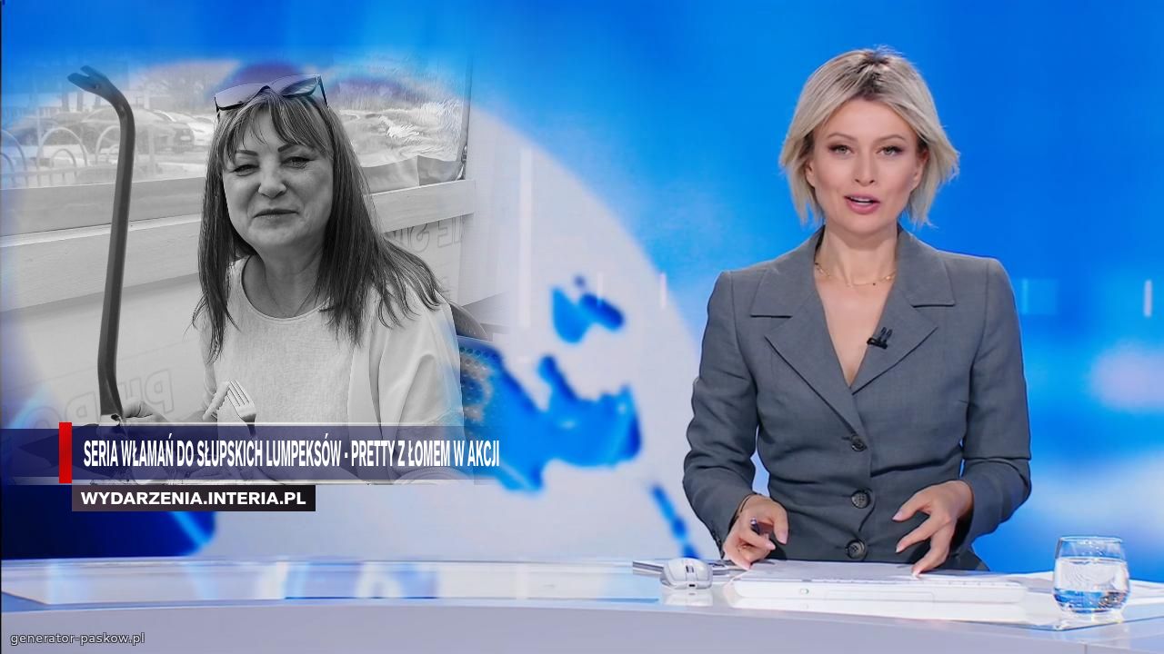 Seria włamań do słupskich lumpeksów - pretty z łomem w akcji