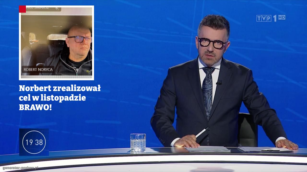 Norbert zrealizował cel w listopadzie   BRAWO!