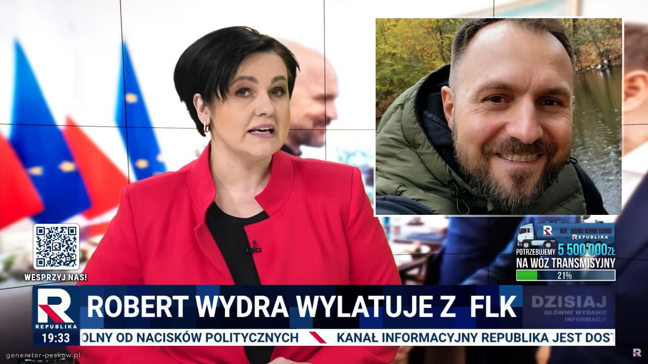 Robert Wydra wylatuje z  Flk