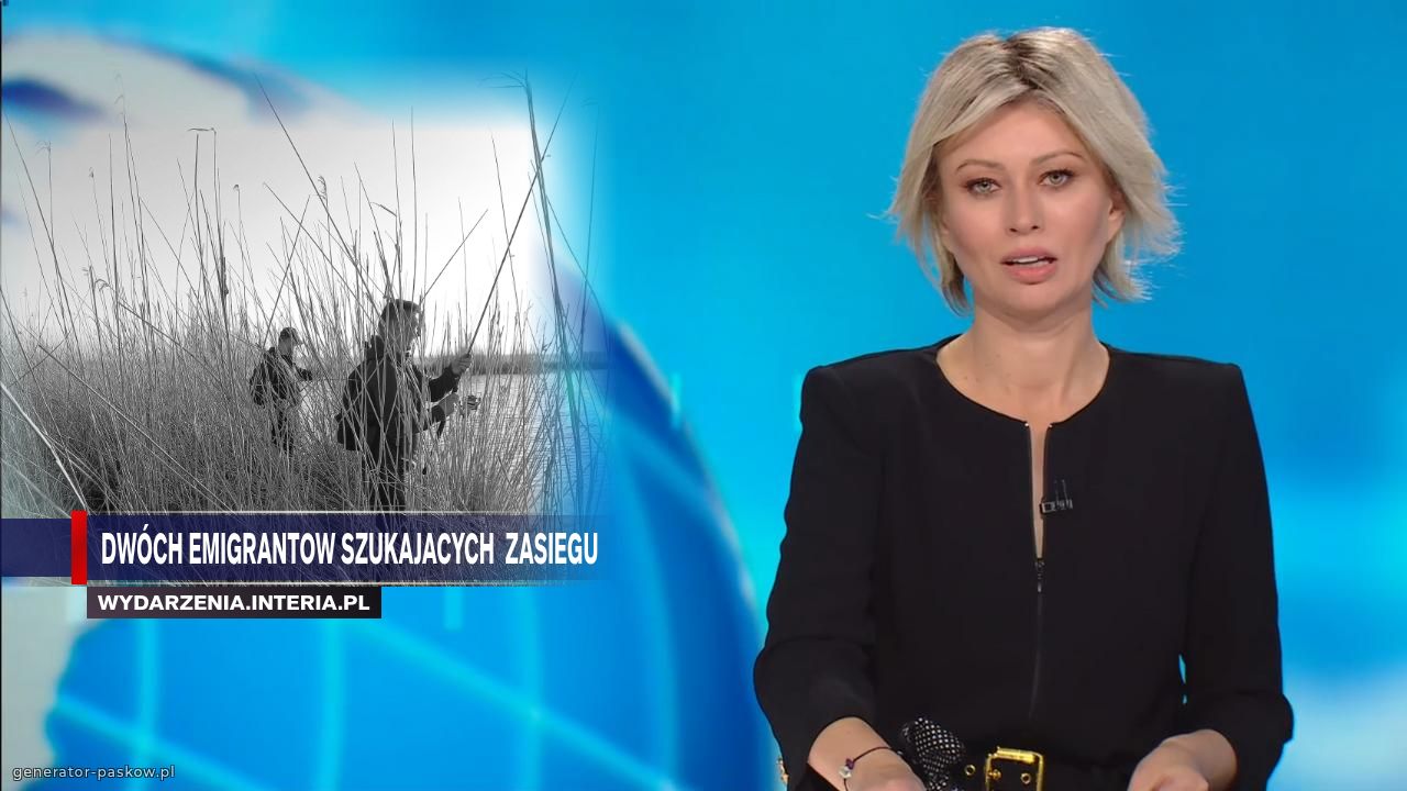 Dwóch emigrantow szukajacych  zasiegu 
