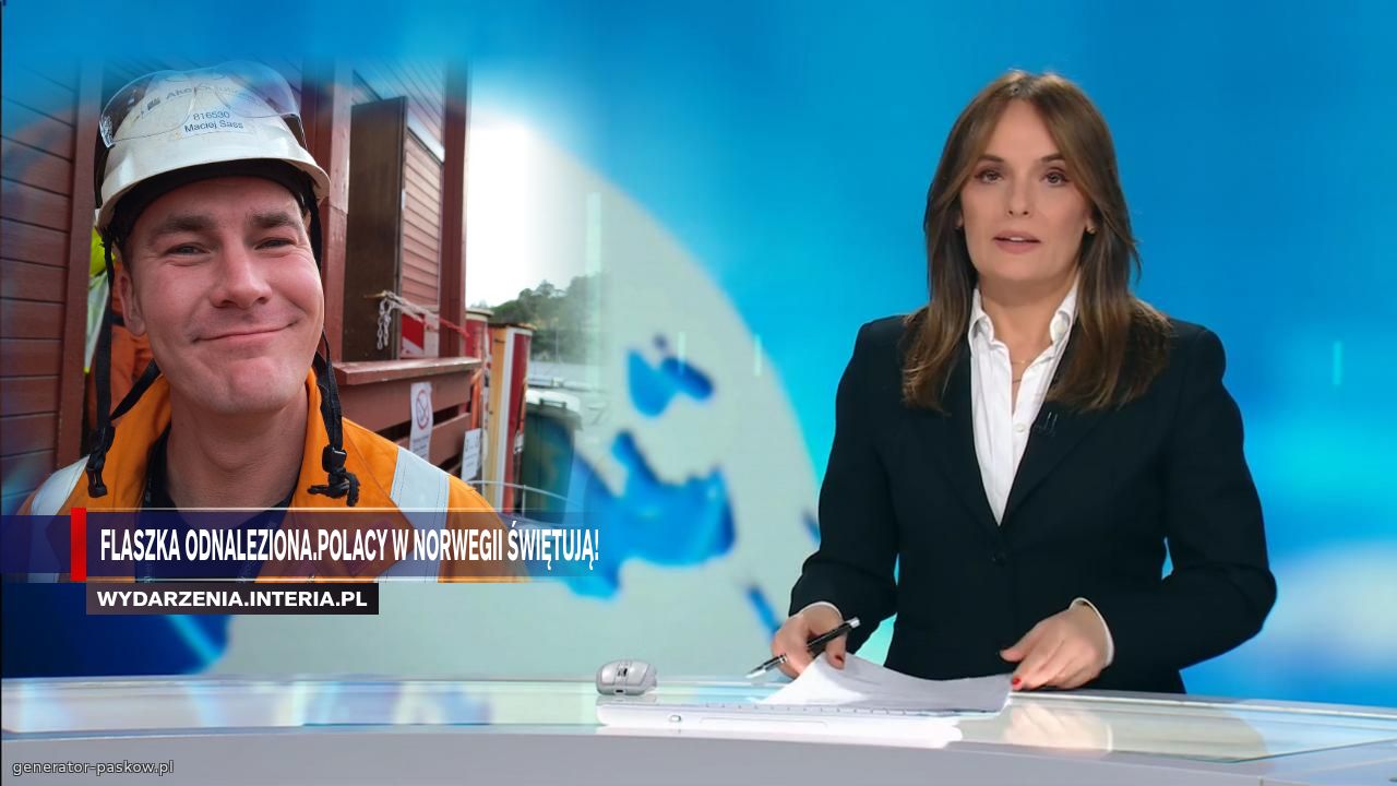 Flaszka odnaleziona.Polacy w Norwegii świętują!