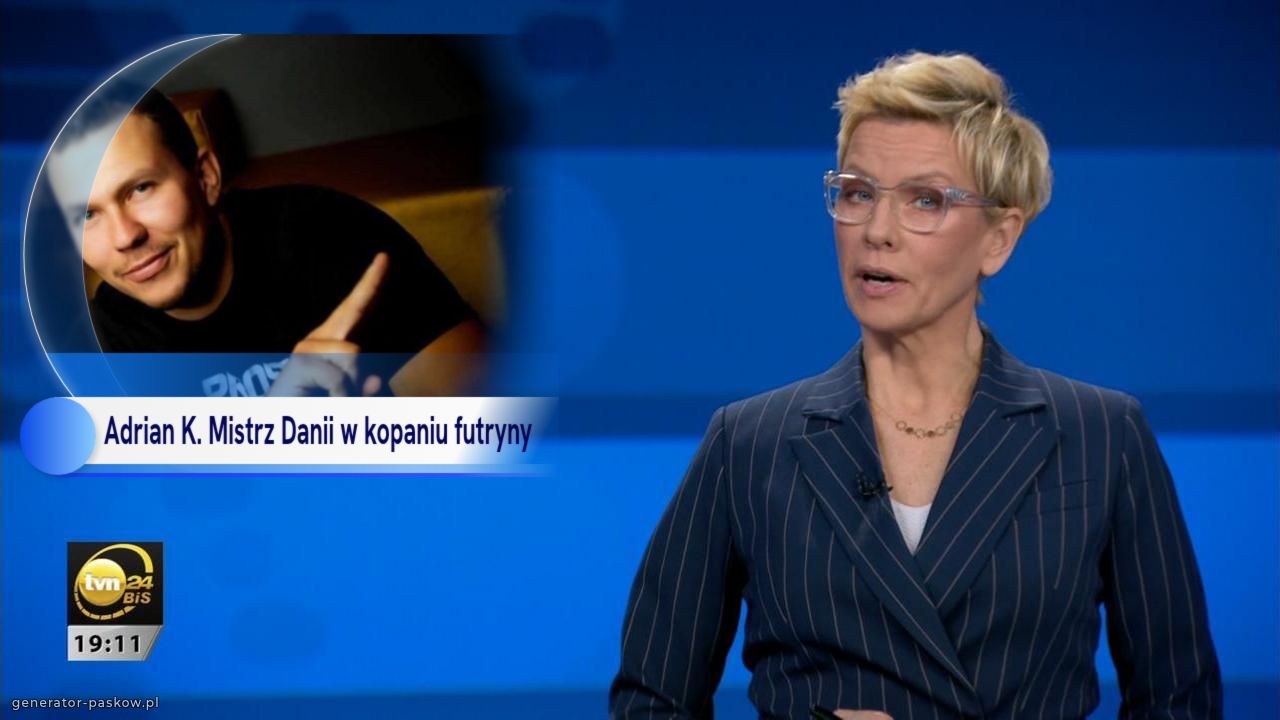 Adrian K. Mistrz Danii w kopaniu futryny