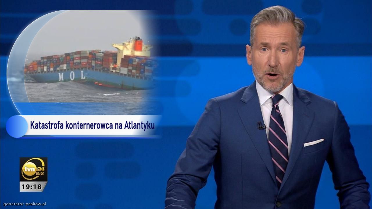 Katastrofa konternerowca na Atlantyku