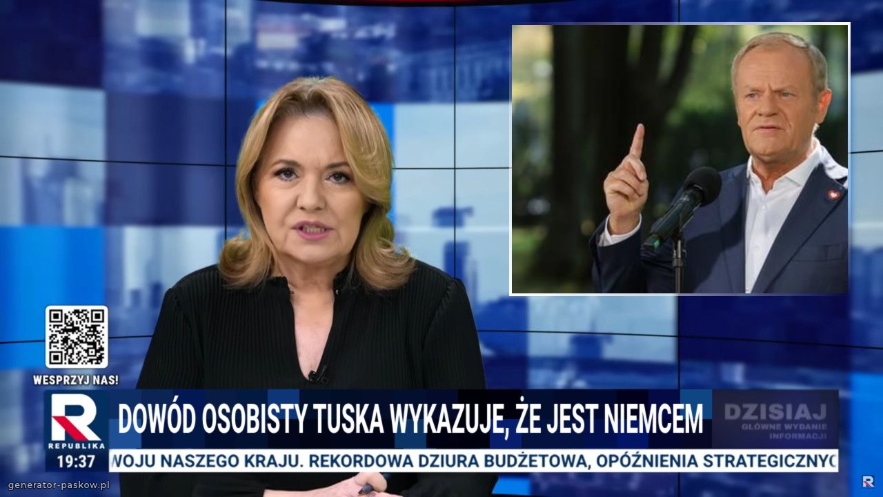 dowód osobisty tuska wykazuje, że jest niemcem