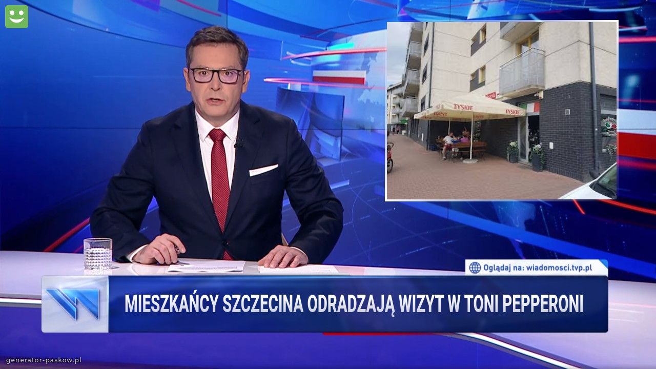 Mieszkańcy szczecina odradzają wizyt w toni pepperoni