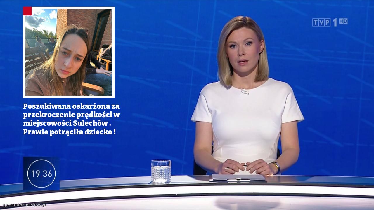 Poszukiwana oskarżona za przekroczenie prędkości w miejscowości Sulechów . Prawie potrąciła dziecko !