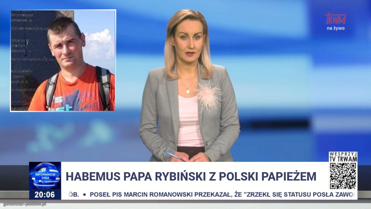 Habemus papa Rybiński z Polski papieżem 