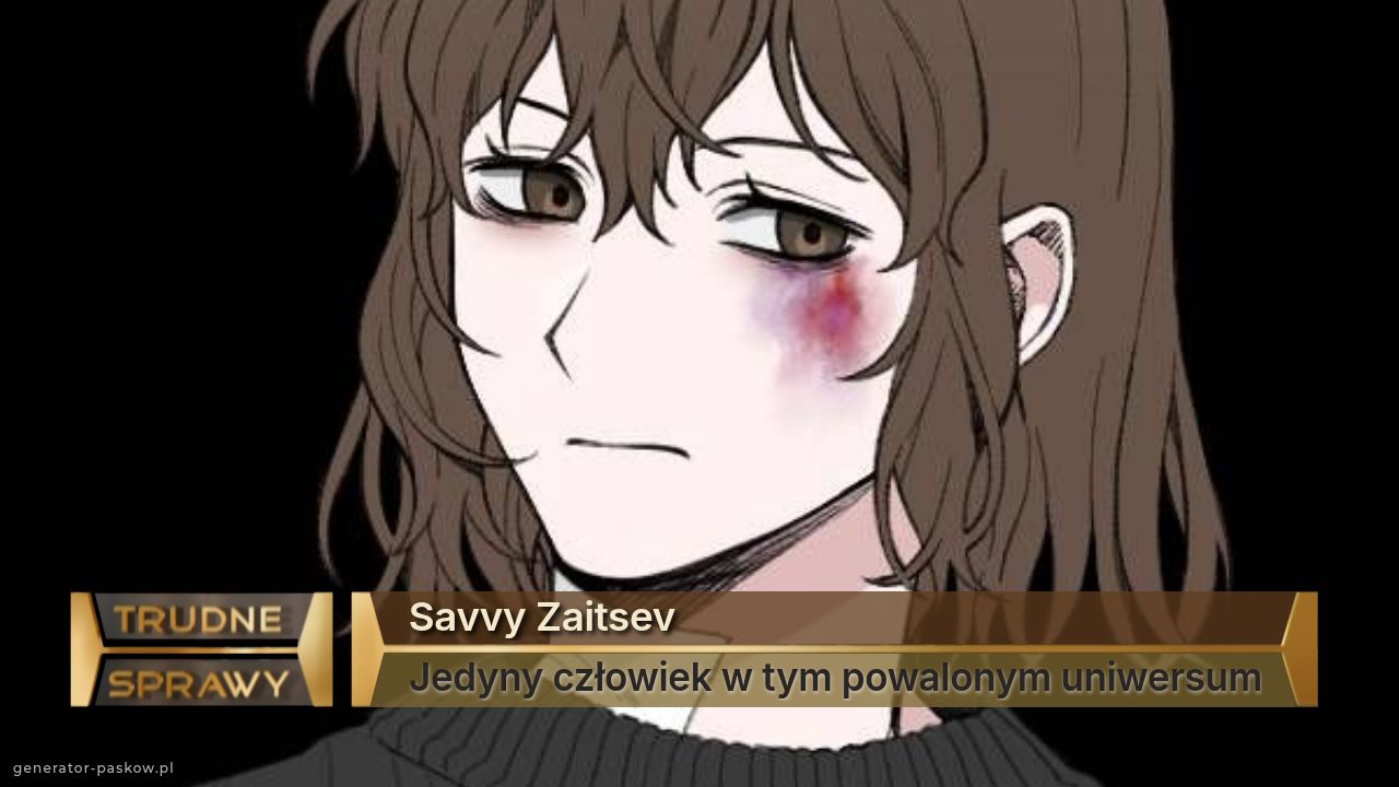Savvy Zaitsev
Jedyny człowiek w tym powalonym uniwersum