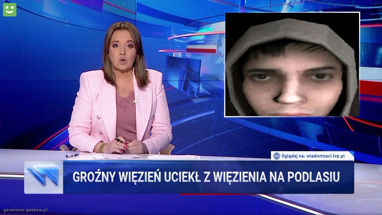 Groźny więzień uciekł z więzienia na podlasiu