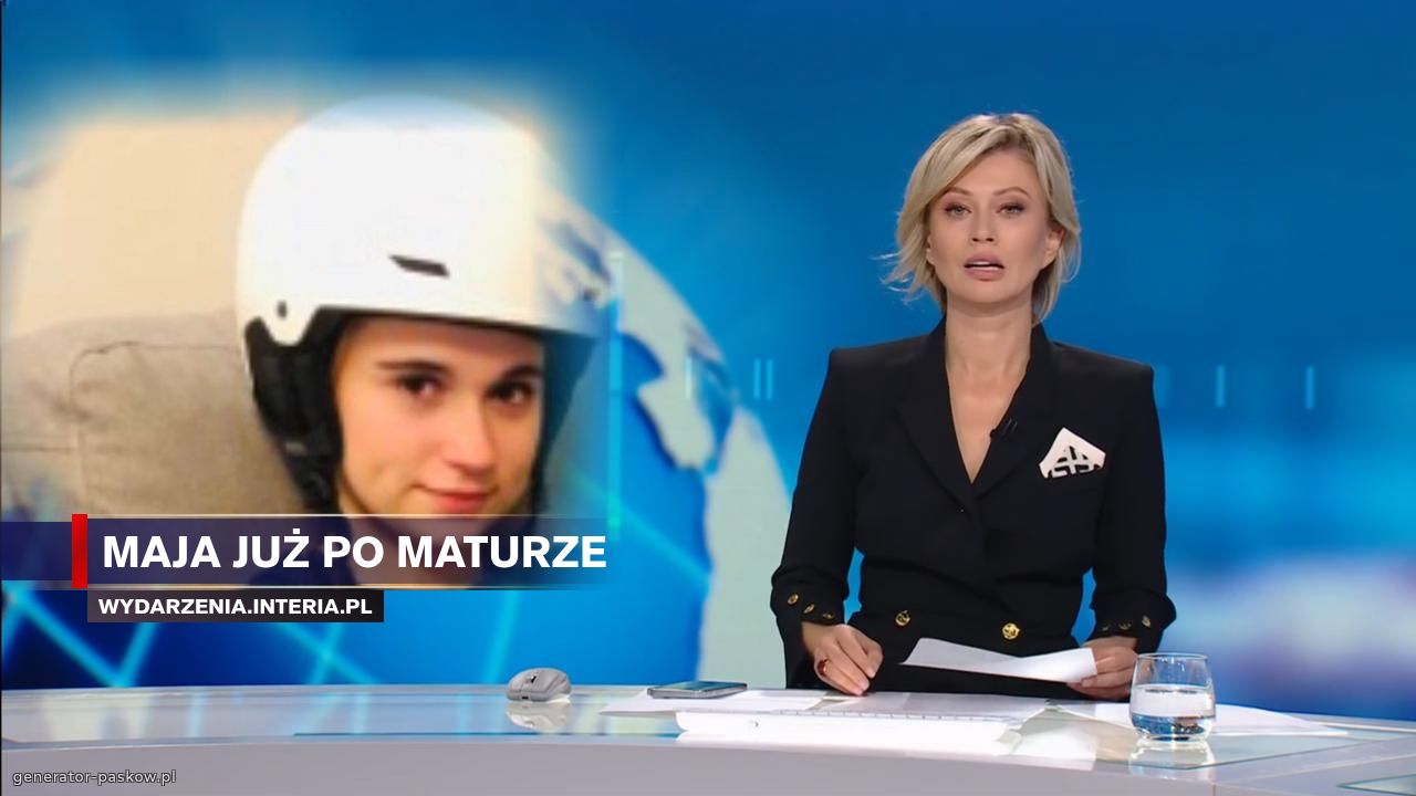 Maja już po maturze