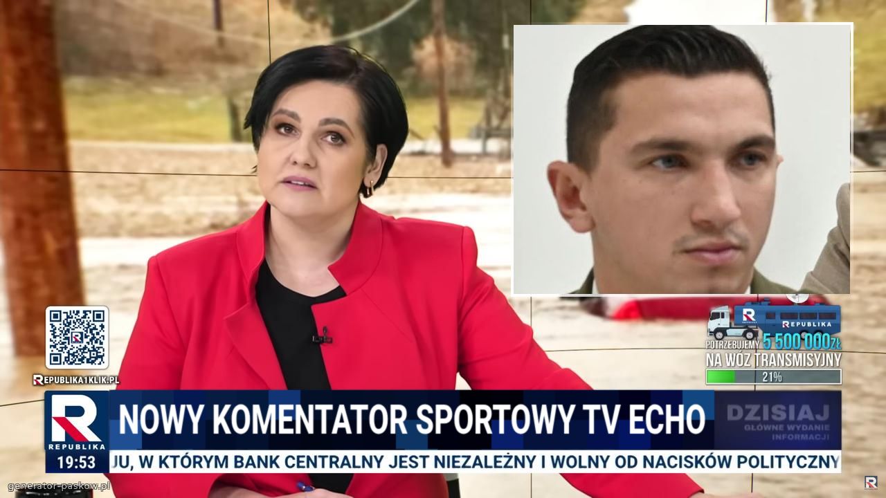 Nowy komentator sportowy tv echo