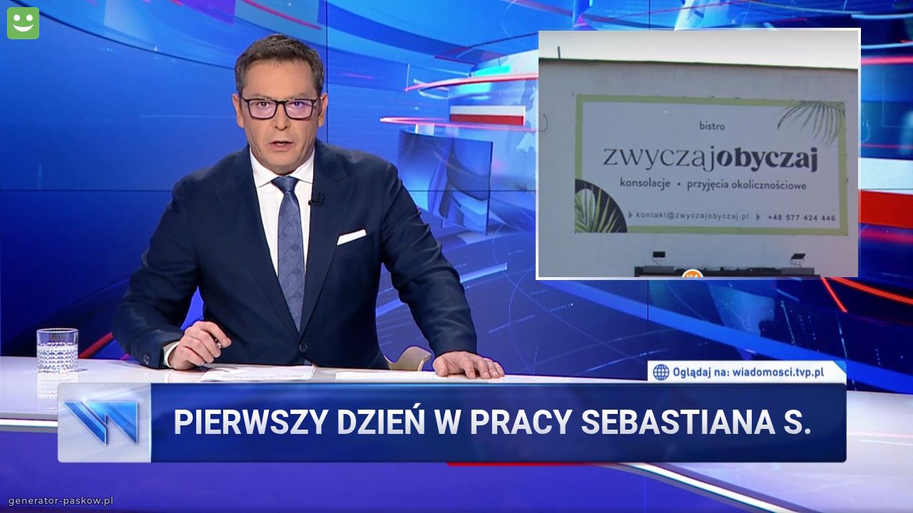 Pierwszy dzień w pracy Sebastiana S.
