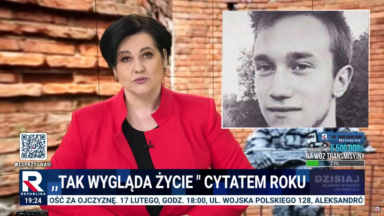 ,,tak wygląda życie " cytatem roku