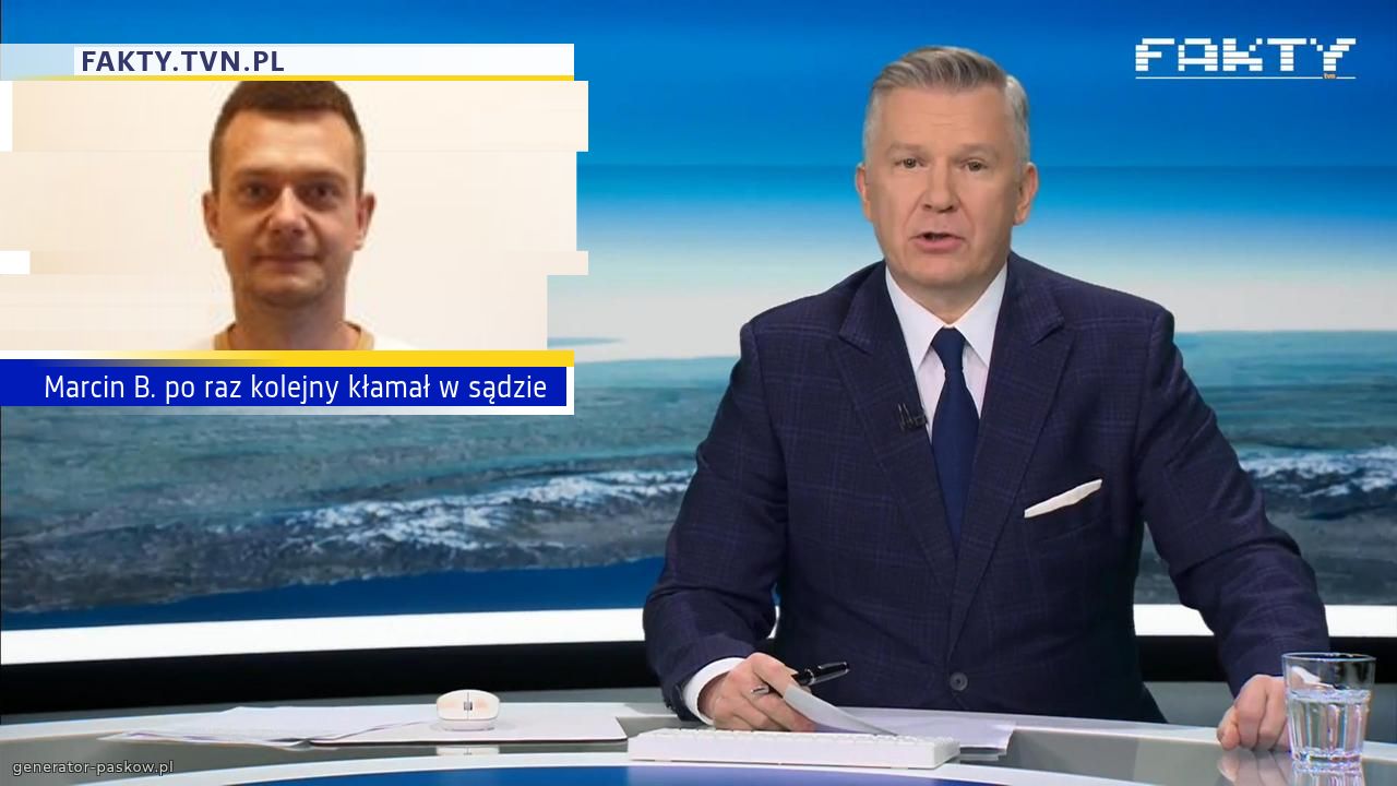Marcin B. po raz kolejny kłamał w sądzie 