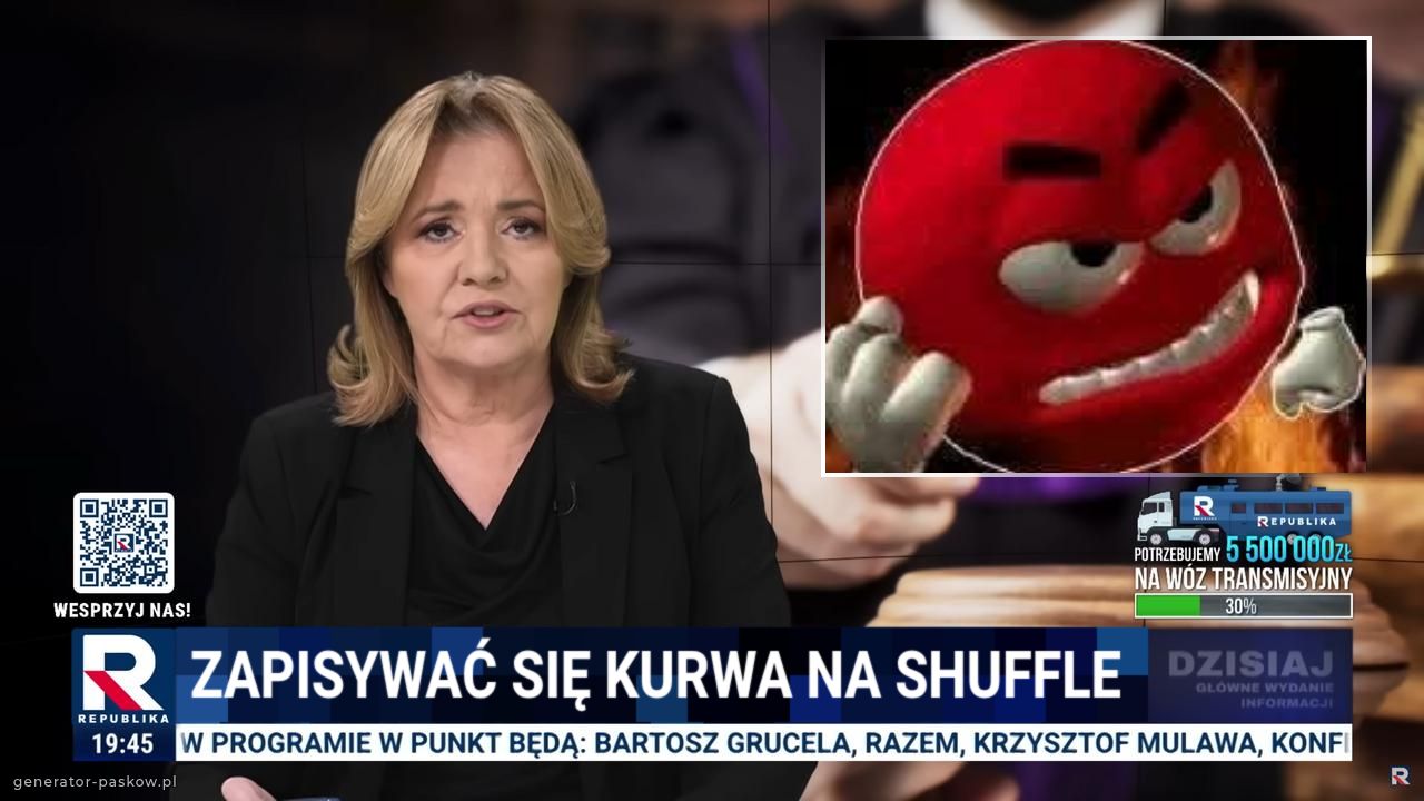 Zapisywać się kurwa na shuffle 