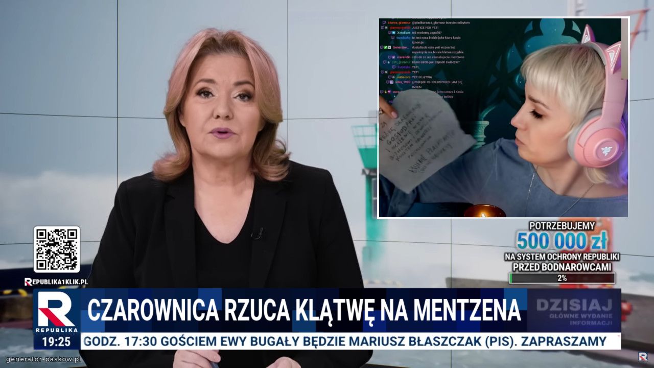 czarownica rzuca klątwę na mentzena