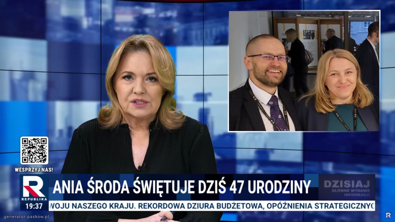 Ania środa świętuje dziś 47 urodziny