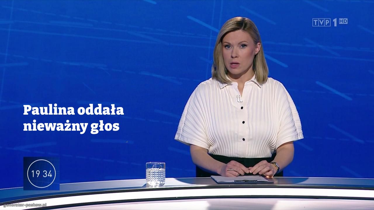Paulina oddała nieważny głos