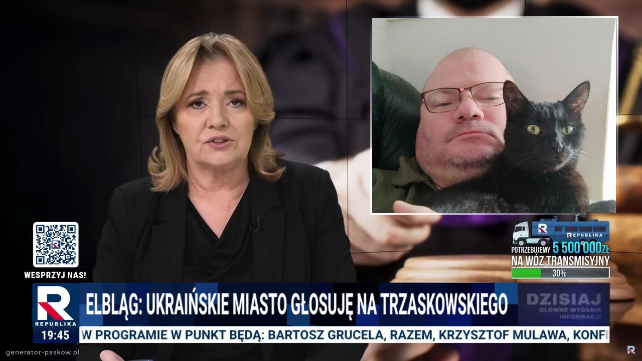 Elbląg: ukraińskie miasto głosuję na Trzaskowskiego 