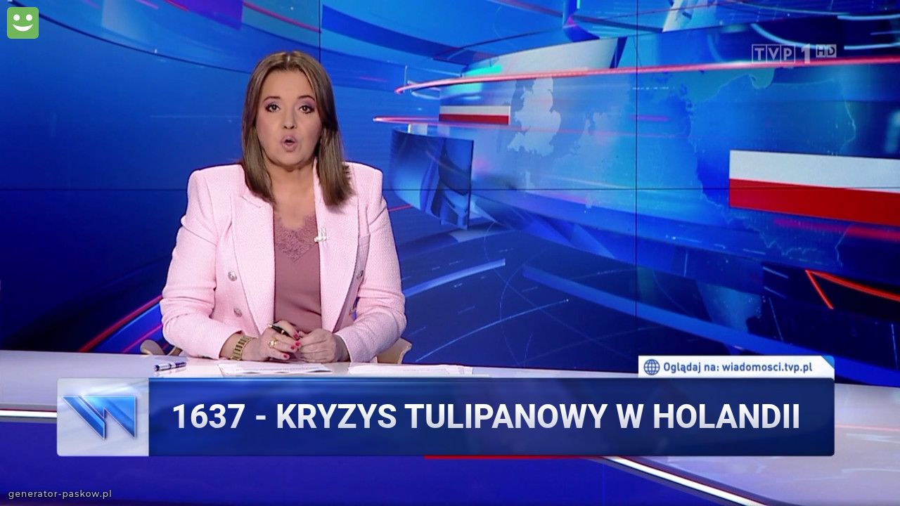 1637 - kryzys tulipanowy w holandii