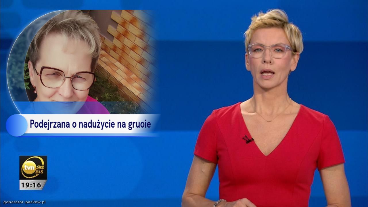 Podejrzana o nadużycie na gruoie 