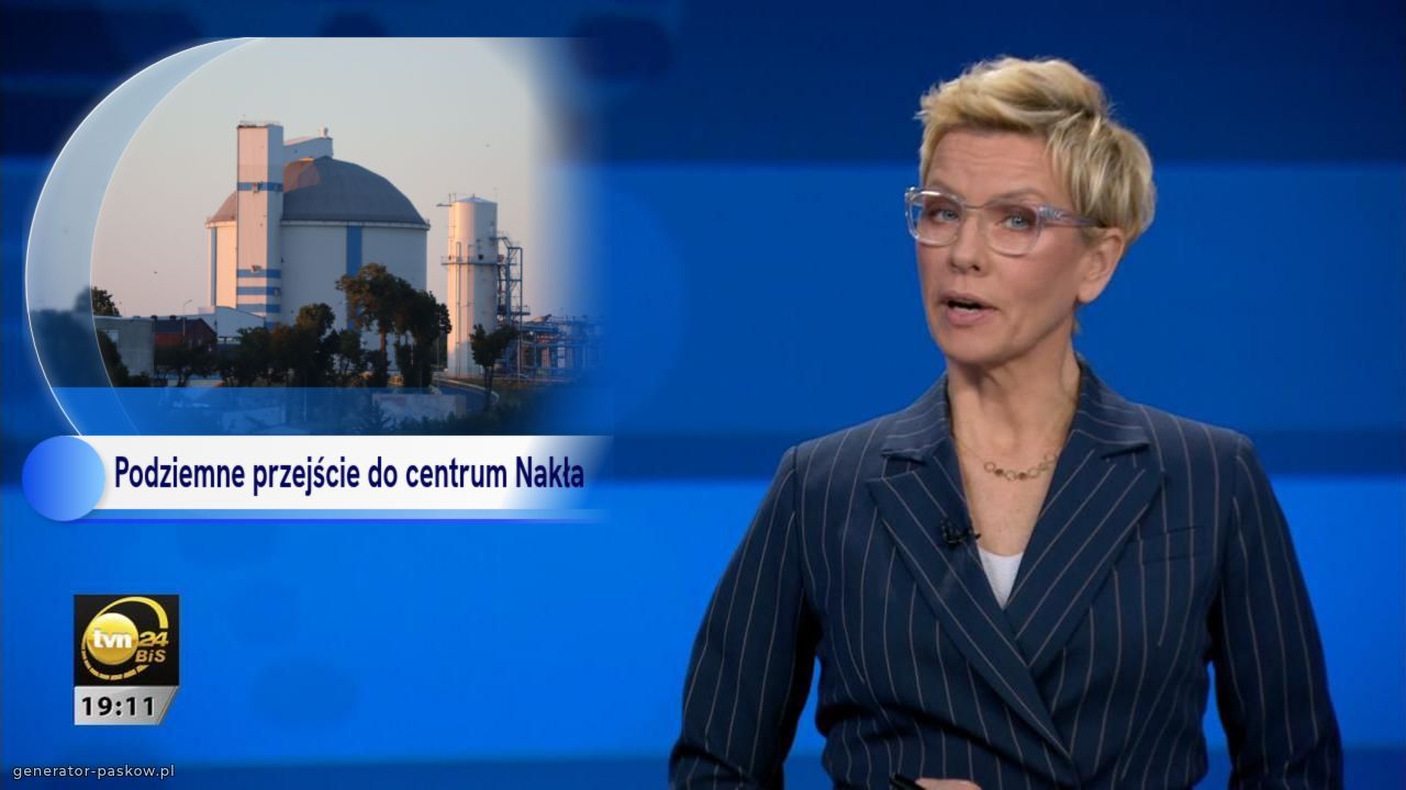 Podziemne przejście do centrum Nakła