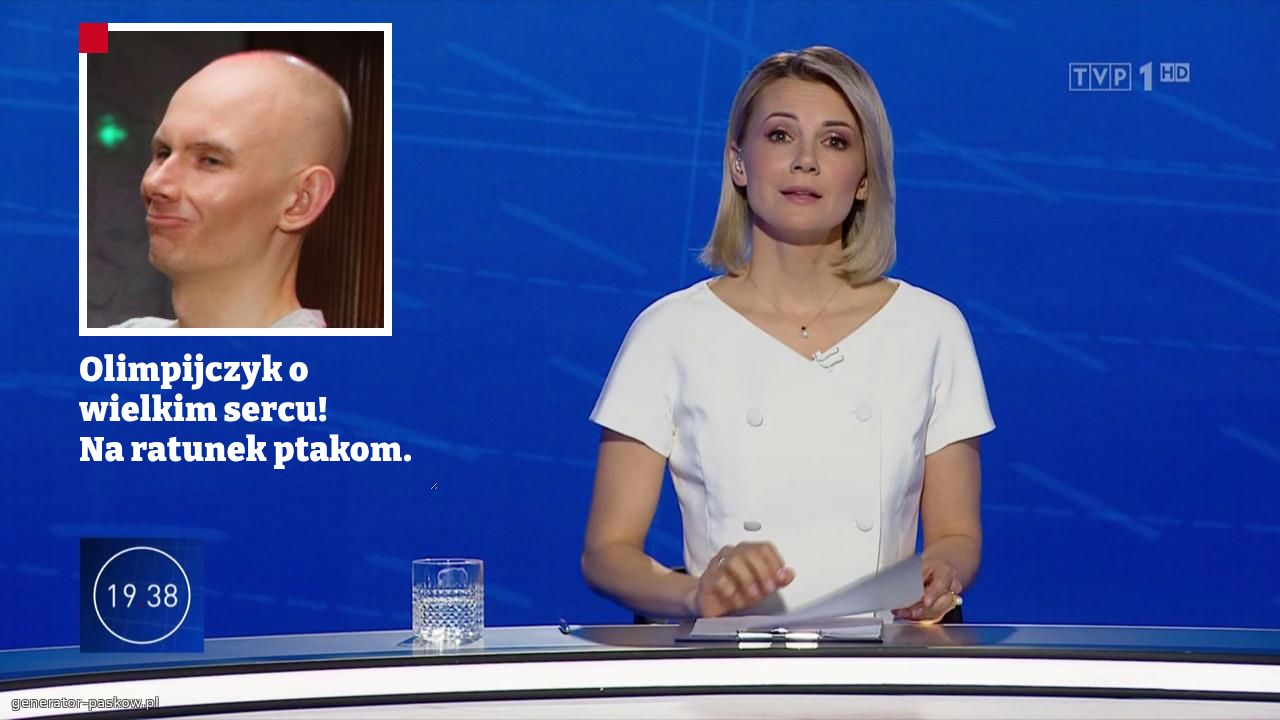 Olimpijczyk o wielkim sercu! 
Na ratunek ptakom.