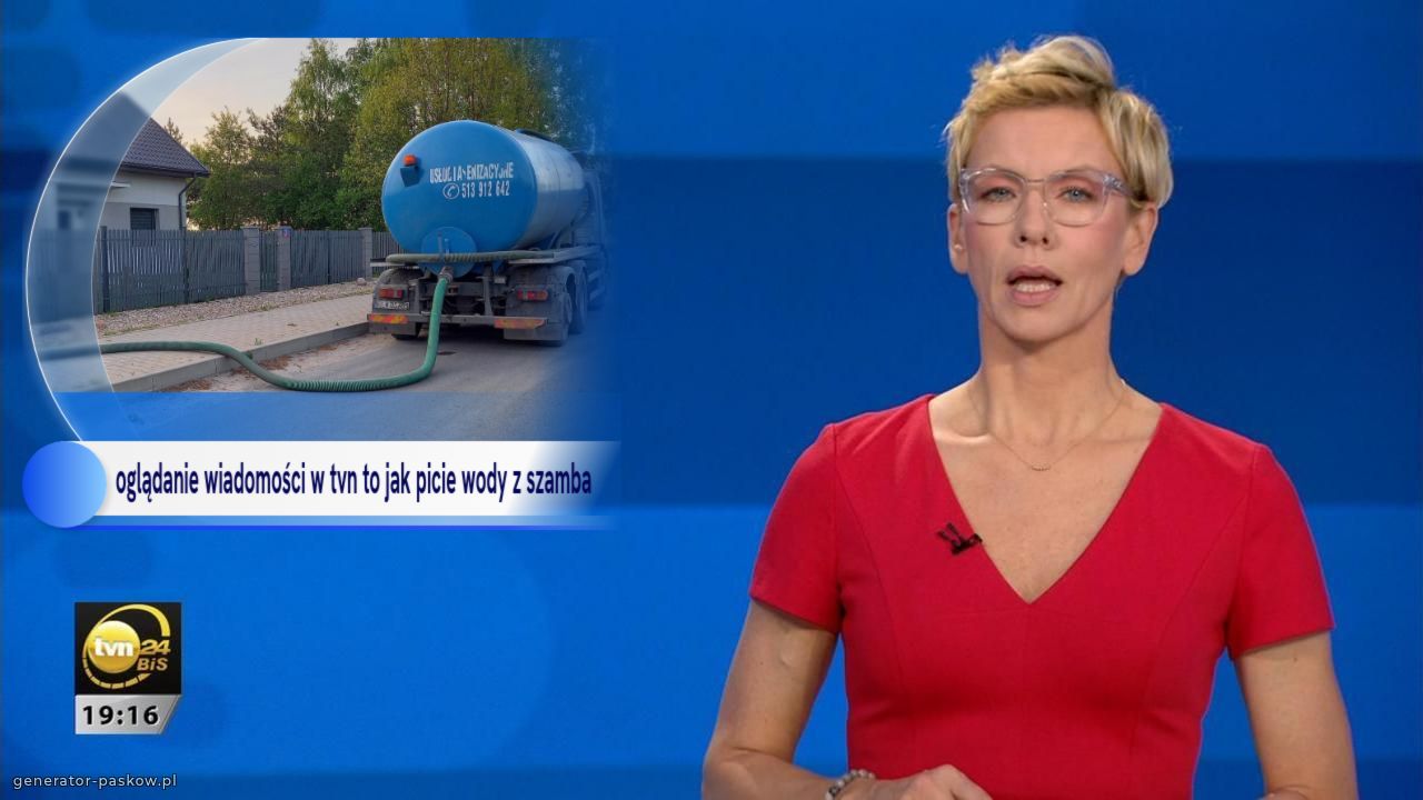 oglądanie wiadomości w tvn to jak picie wody z szamba