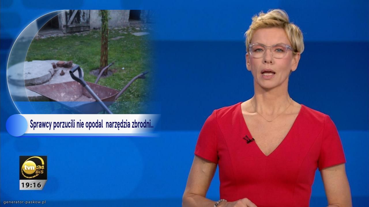 Sprawcy porzucili nie opodal  narzędzia zbrodni..