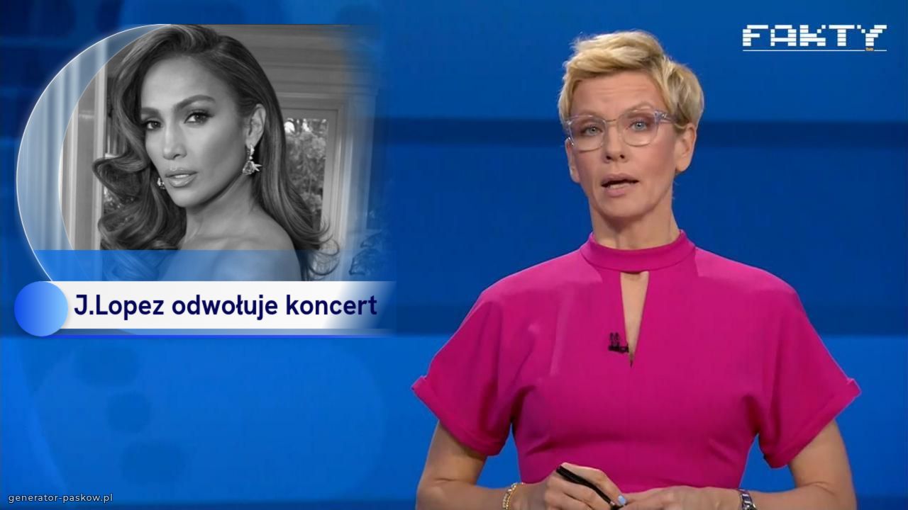 J.Lopez odwołuje koncert