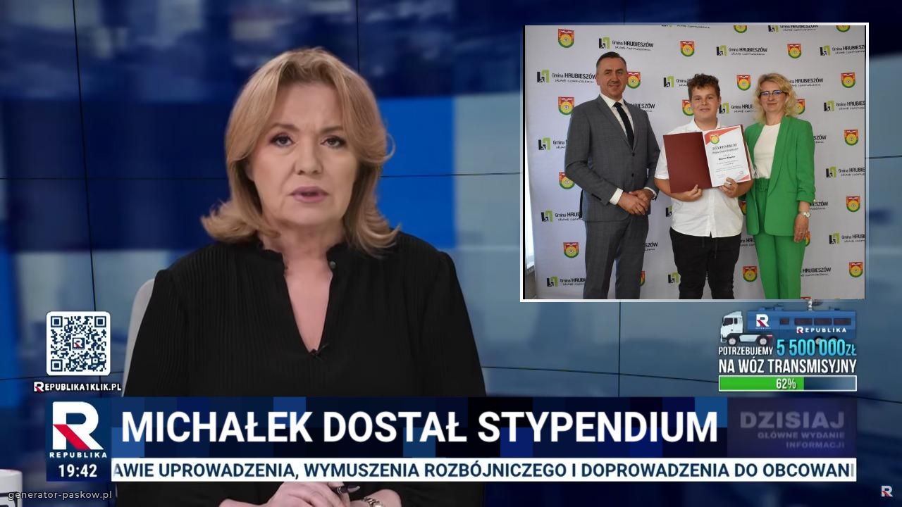 Michałek dostał stypendium