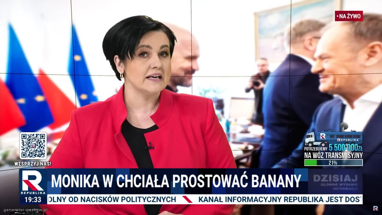 Monika W chciała prostować banany 