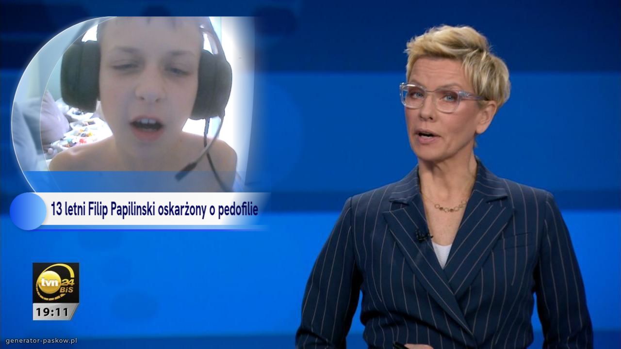 13 letni Filip Papilinski oskarżony o pedofilie