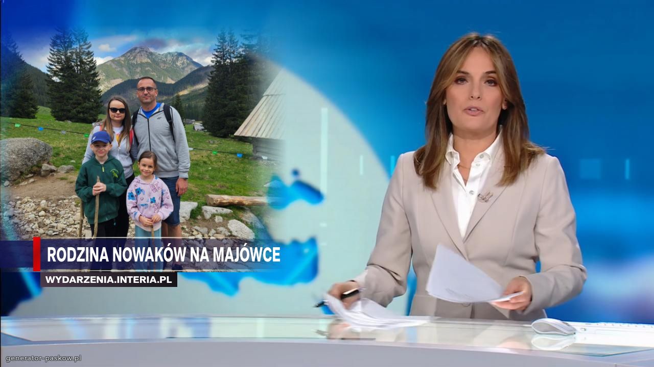 rodzina nowaków na majówce