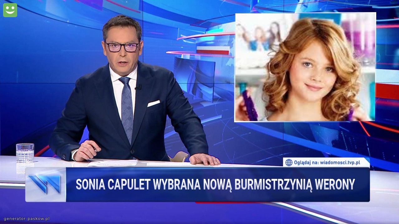 Sonia Capulet wybrana nową burmistrzynią Werony